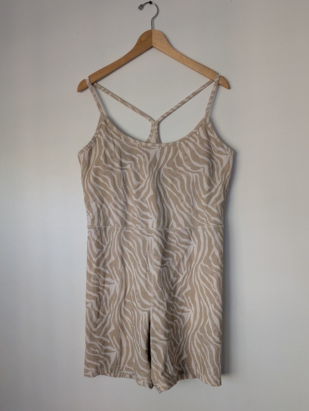 Zebra Print Racerback Bodysuit XL - Picture 2 of 10